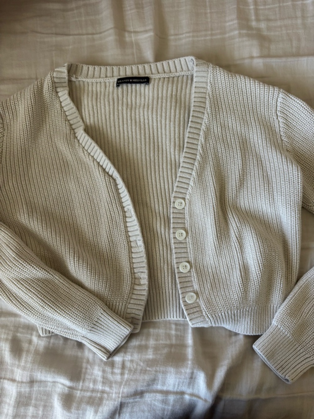 Brandy Melville cream cardigan
